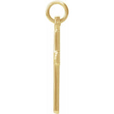 14K Yellow Cross Pendant